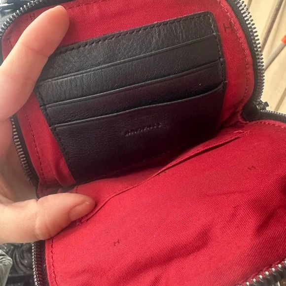 Hammitt VIP Mobile Black Leather Crossbody Bag - Picture 9 of 15